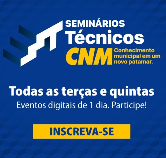 SEMINÁRIOS TÉCNICOS CNM RETORNAM EM NOVO FORMATO; VEJA SITE E CURSOS DISPONÍVEIS.