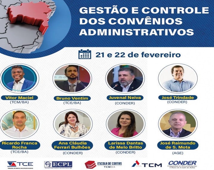 TCM/BA E TCE/BA PROMOVEM CURSO SOBRE GESTÃO E CONTROLE DE CONVÊNIOS